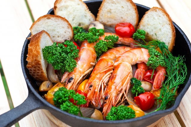 海鮮アヒージョ